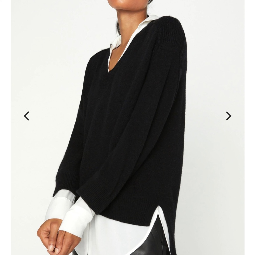 Brochu Walker ‘The Looker Layered V - Neck’ Size XS (0-2) Color Black Onyx